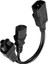 Yüksek Kaliteli IEC320-C14 Ila C13+C5 Y Şeklinde Ac Powercord Uzantı Ups Sunucusu (Yurt Dışından) 1