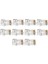 10 Paket CAT6A / CAT5E Konnektörü, Ethernet Kablosu Kıvrım Konektörleri (Yurt Dışından) 1