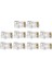10 Paket CAT6A / CAT5E Konnektörü, Ethernet Kablosu Kıvrım Konektörleri (Yurt Dışından) 4