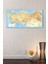 Türkiye Fiziki Haritası Map Yüksek Çözünürlüklü Güncel Kanvas Tablo (5 Farklı Ölçü) 3