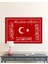 Osmanlı Sancağı Dini Islami Kanvas Tablo (6 Farklı Ölçü) 2