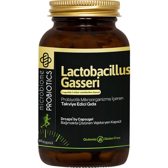 Microbiome Lactobacillus Gasseri Probiotic 60 Kapsül (Probiyotik Mikroorganizma)