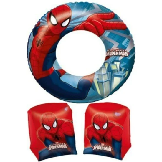 Bestway Spiderman Kolluk ve Simit Set