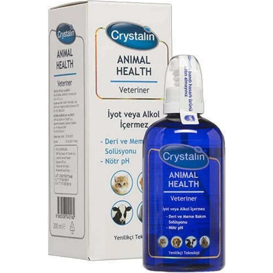 Crystalin Animal Göz ve Kulak Temizleme Solüsyonu 200ml Pufivet