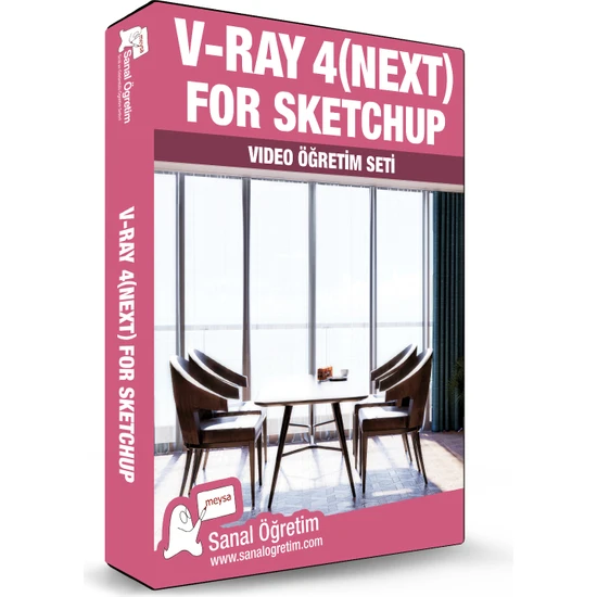 Sanal Öğretim V-Ray 4(Next) For Sketchup Video Ders Eğitim Seti