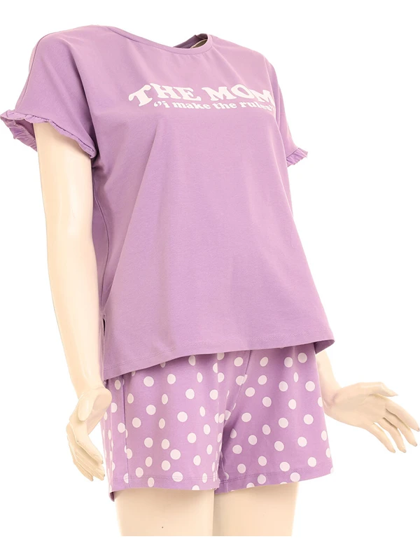 Baby Mom Şortlu Kısa Kol Hamile Pijama Takımı Anne Giyim Anne Giyim