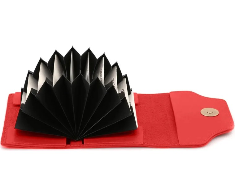 The Noir Leather Eliya Akordion Kartlık görsel 6