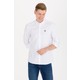 U.S. Polo Assn. Erkek Beyaz Basic Gömlek 50265664-VR013