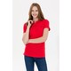 U.S. Polo Assn. Kadın Kırmızı Basic Tişört 50266348-VR030