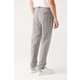 Avva Erkek Gri Beli Lastikli Bağcıklı Keten Dokulu Yandan Cepli Relaxed Fit Rahat Kesim Chino Pantolon A31Y3053