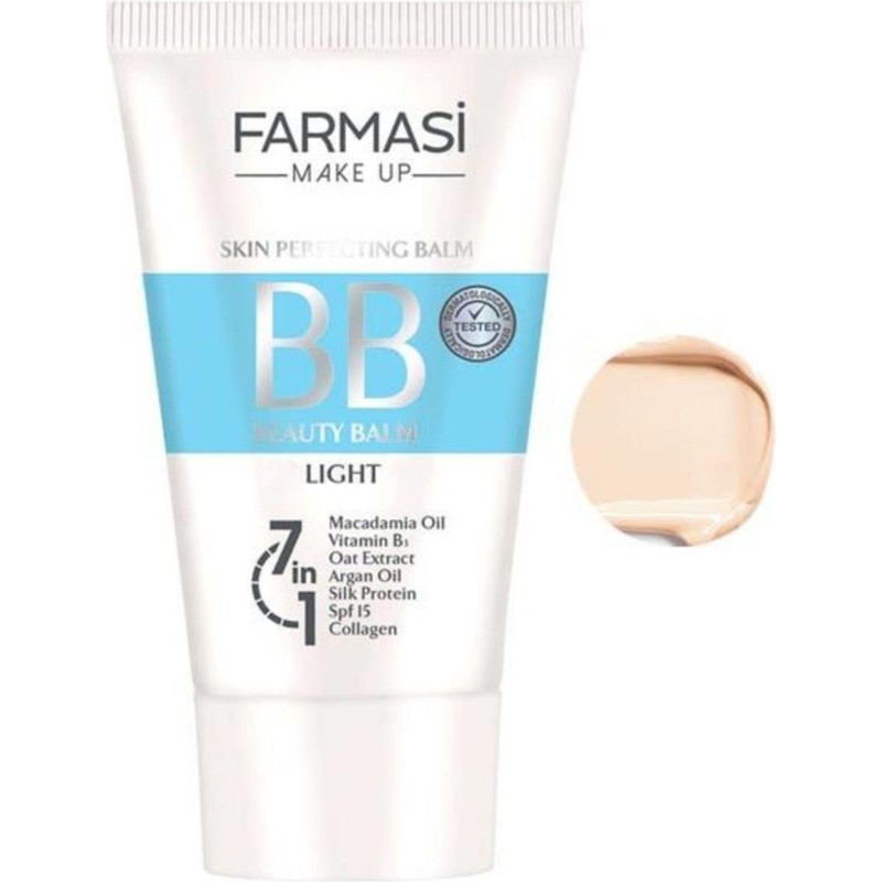 Farmasi BB Krem Açık 50 ml Cilt Kusurlarını Kapatıcı Macadamia Özlü Etkili Nemlendirici