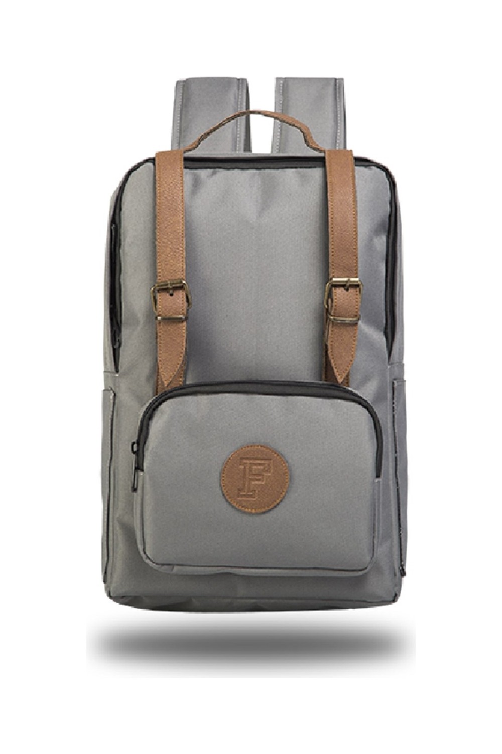 Fudela BKS Haki Unisex 15.6 İnç Laptop Bölmeli Su Geçirmez Okul ve Günlük Sırt Çantası görsel 7