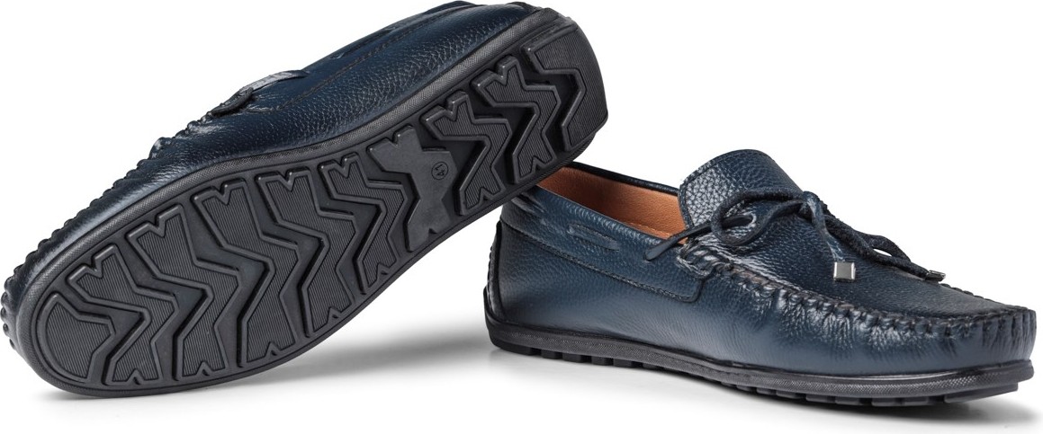 Ducavelli Borde Hakiki Deri Erkek Günlük Ayakkabı, Loafer Ayakkabı, Hafif Ayakkabı görsel 8