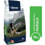 Obivan 15 kg Yaşlı Köpek Maması Av Eti İçerikli Kuzu Etli Sağlıklı Beslenme