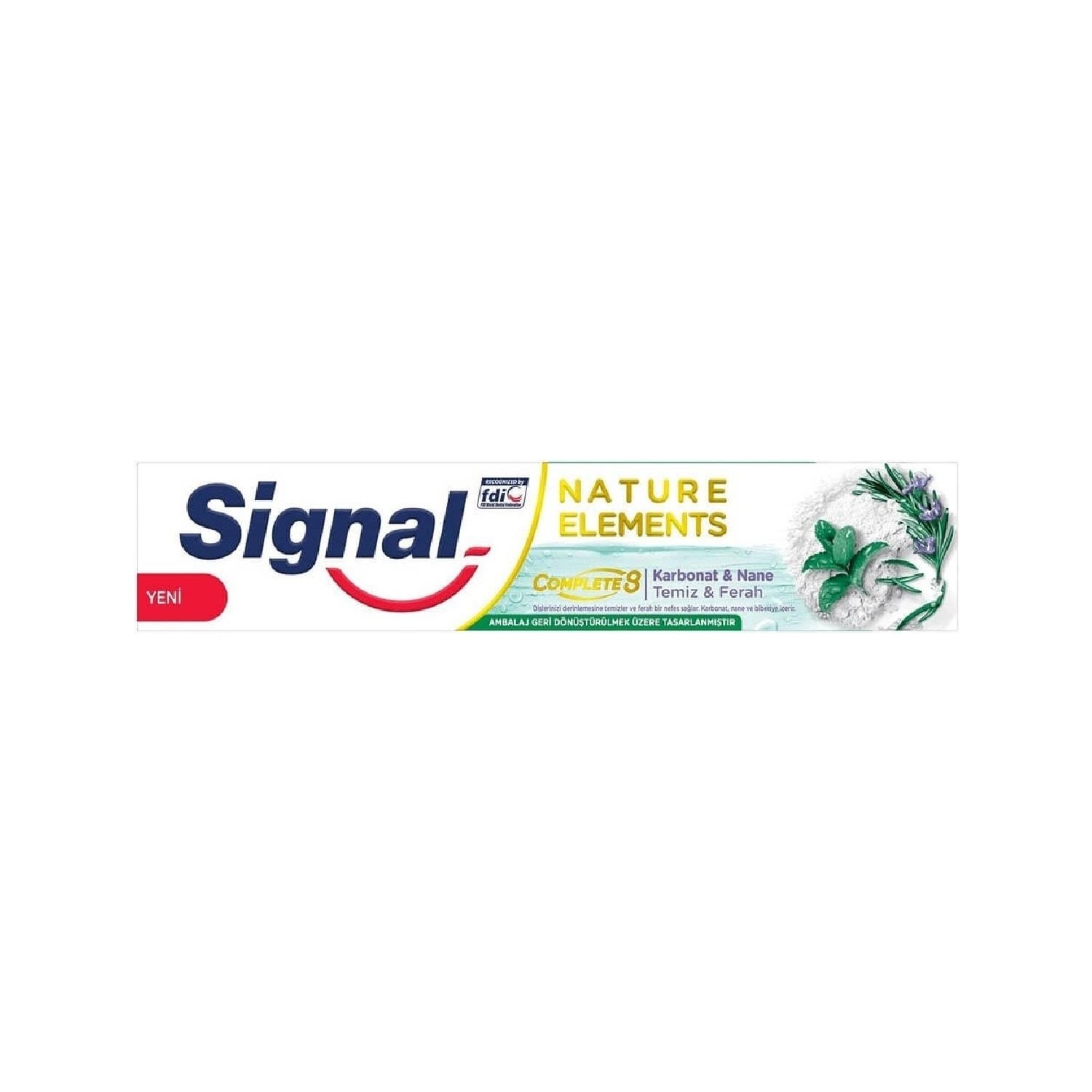 Signal Nature Elements Karbonat & Nane Diş Macunu 75 ml Fiyatı