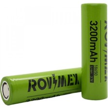 Fano Rovimex 18650 3.7V 3200mAh 3C Şarj Edilebilir Li-ion Pil