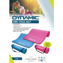 Dynamic 10 mm NBR Yoga ve Pilates Matı Mavi