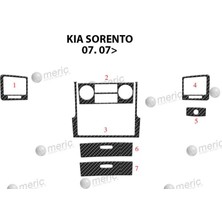 meriç cockpit design Meriç® Kia Sorento Ön Torpido Kaplama Maun 7 Parça 2007-2010