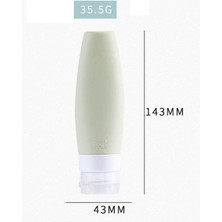 Strade Store Silikon Seyahat Şişeleri Sızdırmazlık Tuvalet Konteyneri Kaç Kremi Için 4x 90ml (Yurt Dışından)