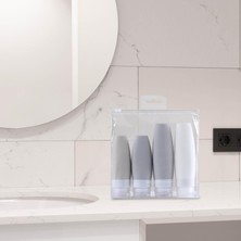 Strade Store Silikon Seyahat Şişeleri Sızdırmaz Tuvalet Konteyneri Kaç Kremi 2x 60ml 2x 90ml (Yurt Dışından)