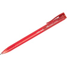 Faber-Castell 1425 Auto Tükenmez Kalem 1.0 mm Kırmızı 1 Adet Rahat Yazım İçin