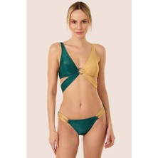 Ayyıldız 3411 Petrol Simli Bikini Takımı