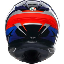 Agv K6 S Slashcut Blue Red Kapalı Kask
