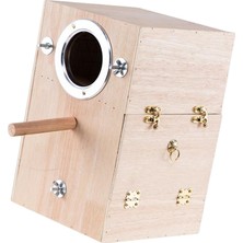 Tahan Pet Papağan Yetiştirme Kutusu Parakeet Birdhouse Kuş Kafesi Shabebırds Küçük Orta Sağ Asılı (Yurt Dışından)