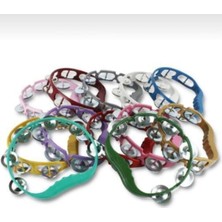 Kelebek Parti ve Kına Karışık Renk Plastik Tef Kına Tefi 5 Adet