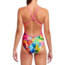 Funkita Ss Out Trumped Kadın Antrenman Mayo, Ince Askılı