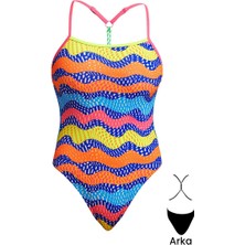 Funkita Tw Rocky Wave Kadın Antrenman Mayo, Örgülü Sırt