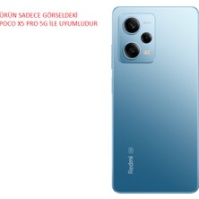 Fibaks Xiaomi Poco X5 Pro 5g Kılıf Premier Yumuşak Sofr Mat Renkli İnce Klasik Standart Silikon Kapak