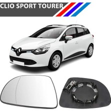 Otozet - Renault Clio Tourer Sol Dış Ayna Camı Sürücü Tarafı Asferik Isıtmalı 963669996R