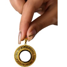 Çelikoğlu Kuyumculuk 14 Ayar Altın Çeyrek Çerçeveli Kolye Ucu 1,70 gr