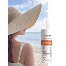 Dermokil Sun Sprey-Çok Yönlü Yüksek Koruyucu Güneş Spreyi 50 Spf 200 ml