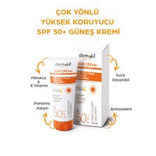 Dermokil Sun Cream-Çok Yönlü Yüksek Koruyucu Güneş KREMI50 Spf 75 ml