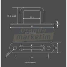 Branda Köprüsü 37.5 Mm-10 Adet