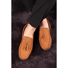 Ducavelli Fransen Hakiki Deri Erkek Günlük Ayakkabı, Loafer Ayakkabı, Hafif Ayakkabı, Püsküllü Loafer, Süet Ayakkabı