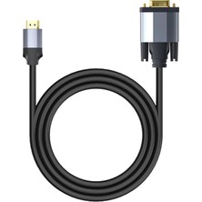 Strade Store HDMI - VGA Kablosu Pc Için Yüksek Hızlı Adaptör HDMI Bağlantı Noktaları Olan Diğer Cihazlar 2000MM (Yurt Dışından)