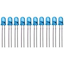 Sanec 5 mm Mavi LED  - 10 Adet