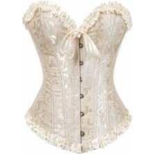 BBL Korse Kadın Bağcıklı Korse Gelin Gotik Victorian Vintage Korse Büstiyer Üstler (Yurt Dışından)