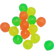 Aquaav Sazan Boncuğu Delikli Silikon Boncuk 9.5 mm Yuvarlak 15'li Paket