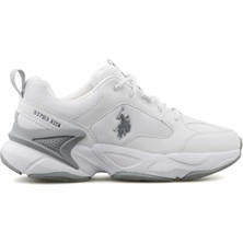 U.S. Polo Assn. Beyaz Kadın Sneaker Maybe Wmn 3fx