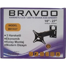 Bravoo Hareketli LCD LED Tv Duvar Askı APARATI17" 27"  24-56 Ekran