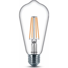 PHILIPS FILAMENT 60W ST64 AMPUL SARI IŞIK 2700K
