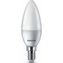 PHILIPS LED 60W MUM AMPUL BEYAZ IŞIK E14 İNCE DUYLU