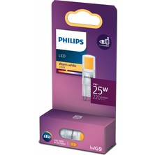 Philips LED Kapsül 2W 220 Lumen 2700K Sarı Işık G9 Duy (25W Eşleniği)