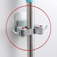 Neler Geldi Neler 3 Adet Mop Fırça Askı Aparatı Paspas Süpürge Fırça ve Mop Askısı Sap Tutucu Mutfak Banyo Askı