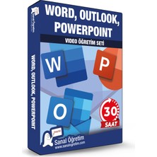 Sanal Öğretim Word, Powerpoint, Outlook Video Ders Eğitim Seti