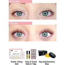 Le Petit Kirpik Lifting Seti, Lash Lift & Kaş & Kirpik Bakım Yağı Kompleksi ve Kaş Şekillendirici Wax